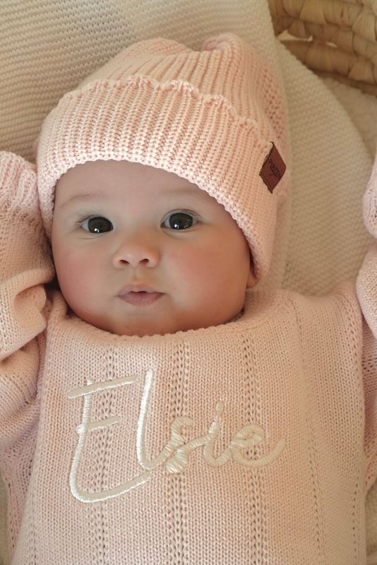 Tiny frill romper - pastel pink