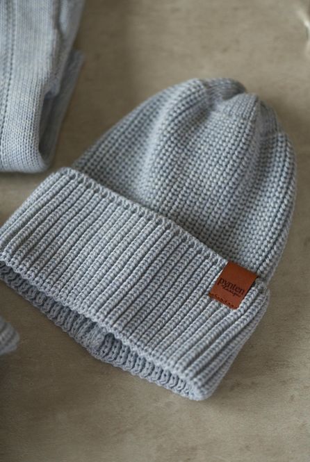 Hovedbilde Knit lue - blue whisper