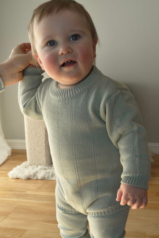 Tiny romper - minty breeze