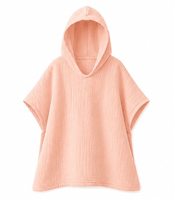 Hovedbilde Badeponcho med hette - peachy ...