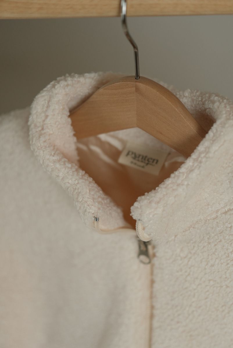 Cloud teddy jakke - cream