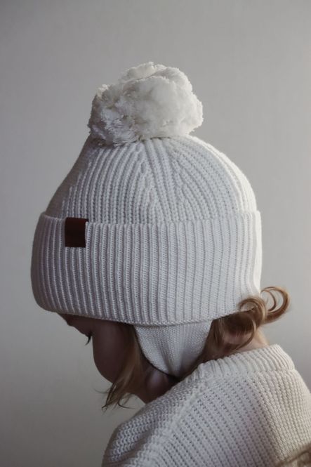 Hovedbilde New Knit lue med knyting og ...