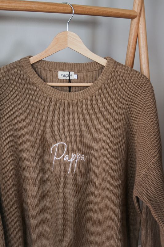 Knit genser voksen - taupe
