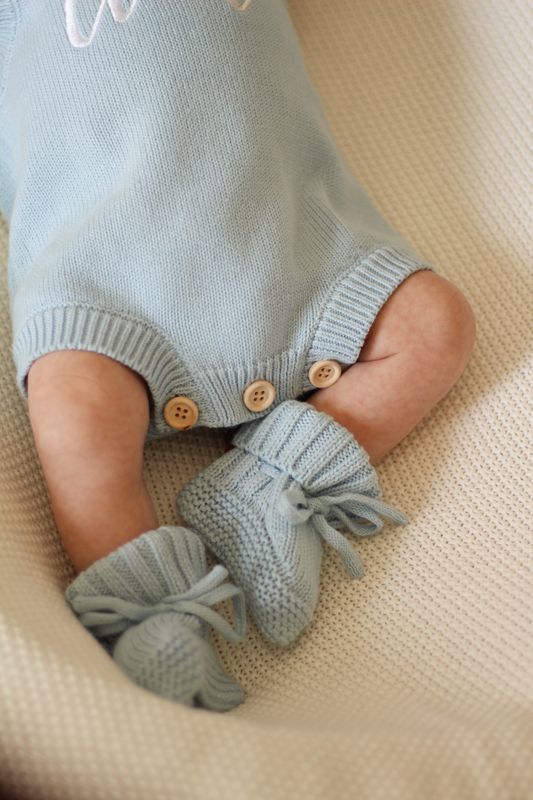 Breeze romper - powder blue