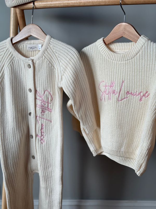 Ribb heldress - offwhite