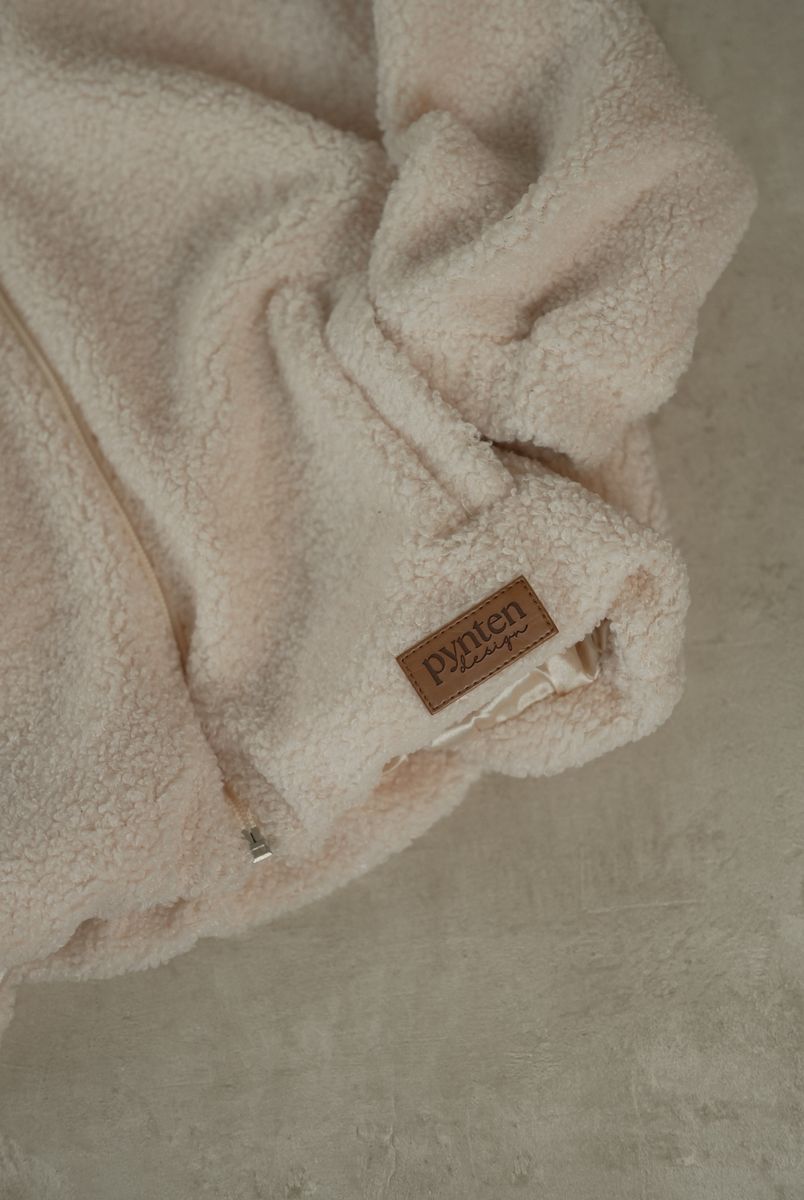 Cloud teddy jakke - cream