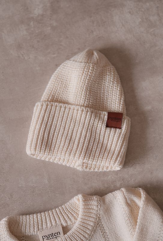 Knit lue - cream