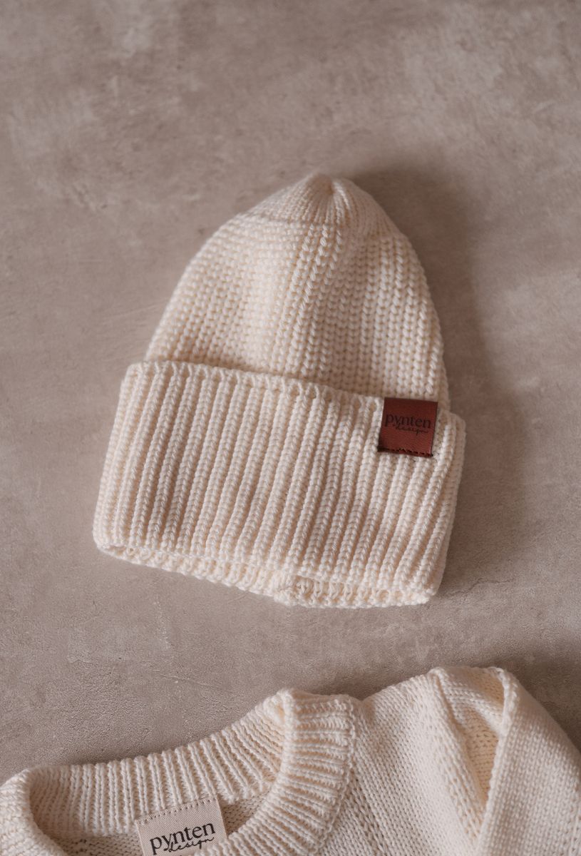 Knit lue - cream