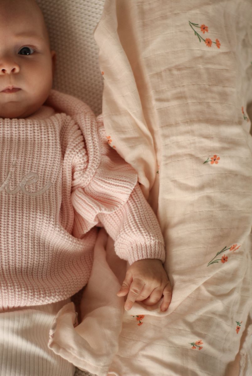 Flower musselinklut 2 pk