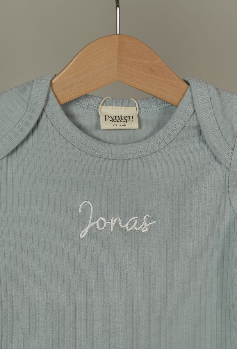 Basic rib sett - dusty blue