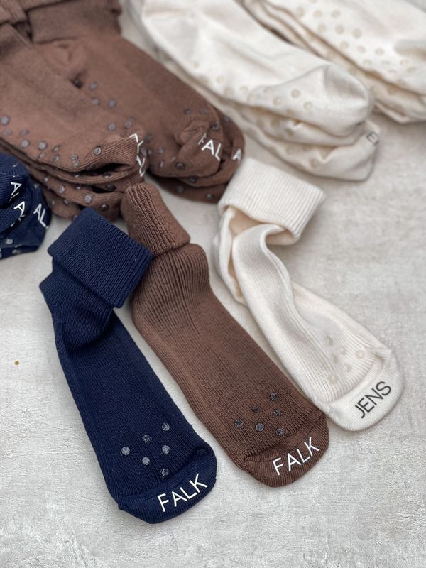 Minymo sokker med antiskli - offwhite
