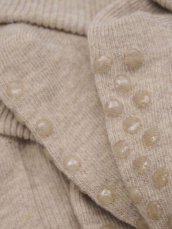 Minymo sokker med antiskli - silver mink melange