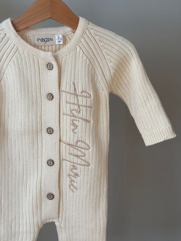 Ribb heldress - chocolate brown